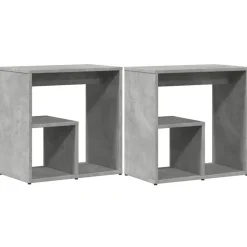 vidaXL Tables d'appoint 2 pcs 50x30x50 cm bois d'ingénierie