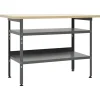 vidaXL Établi Gris 120x60x85 cm Acier