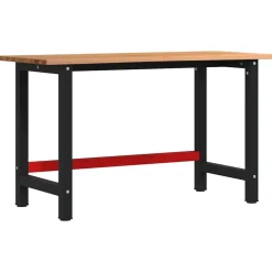 vidaXL Établi 140x60x81,5 cm bois de chêne massif