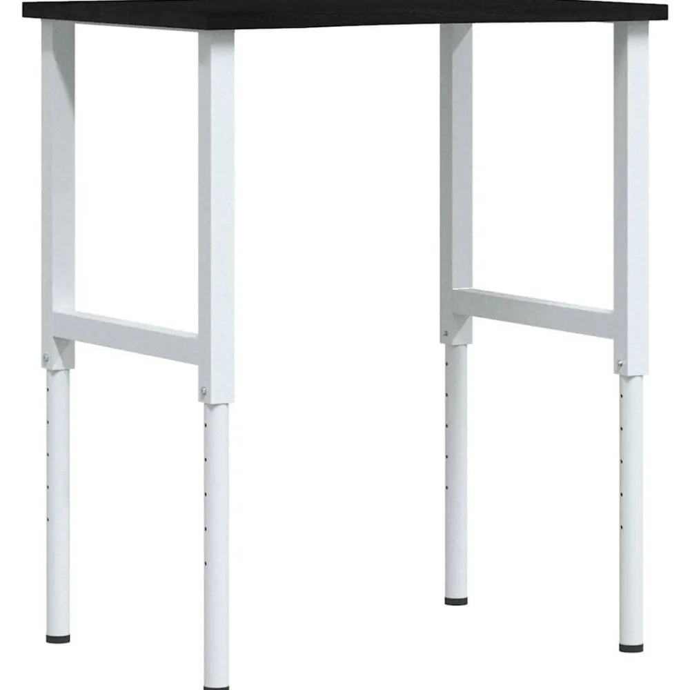 vidaXL Établi marron foncé 80x60x(71,5-98) cm bois de chêne massif
