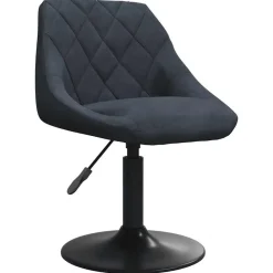 Fauteuils Et Chaises-vidaXL Tabouret de bar Velours Gris foncé