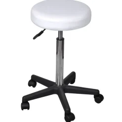 Meubles De Bureau-vidaXL Tabouret de bureau Blanc
