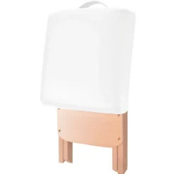 Santé & Beauté-vidaXL Tabouret de massage pliant avec siège 12 cm d'épaisseur Blanc