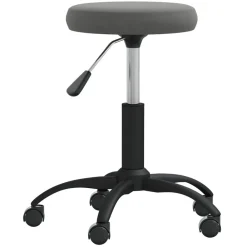 Santé & Beauté-vidaXL Tabouret de massage Velours Gris foncé