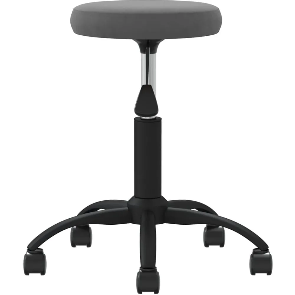 Santé & Beauté-vidaXL Tabouret de massage Velours Gris foncé