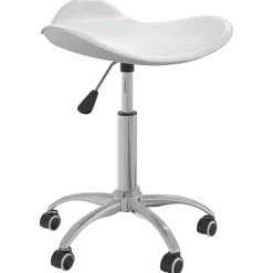 Coiffure & Cosmétologie-vidaXL Tabouret de salon et spa Similicuir Blanc