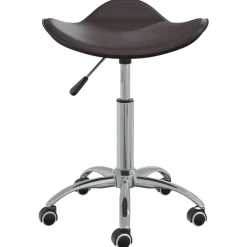 Coiffure & Cosmétologie-vidaXL Tabouret de salon et spa Similicuir Marron