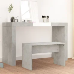 vidaXL Tabouret de toilette 70x35x45 cm Bois d'ingénierie