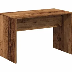 Bancs-vidaXL Tabouret de toilette 70x35x45 cm bois d'ingénierie Vieux bois