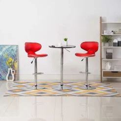 vidaXL Tabourets de bar 2 pcs similicuir