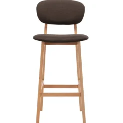 Fauteuils Et Chaises-vidaXL Tabourets de bar lot de 2 tissu Marron