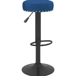 Fauteuils Et Chaises-vidaXL Tabourets de bar lot de 2 velours Bleu