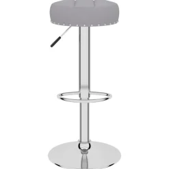 Fauteuils Et Chaises-vidaXL Tabourets de bar lot de 2 tissu Gris