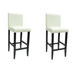 vidaXL Tabourets de bar lot de 2 similicuir