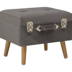 vidaXL Tabourets de rangement lot de 3 Velours