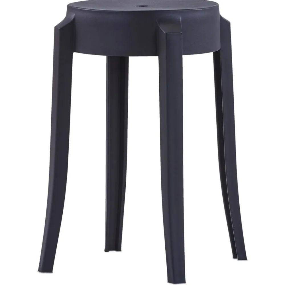 vidaXL Tabourets empilables lot de 4 plastique
