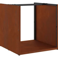 vidaXL Étagère à bois 40x40x40 cm