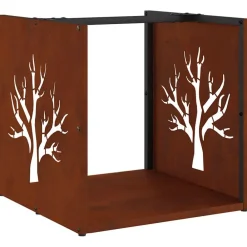 vidaXL Étagère à bois 40x40x40 cm