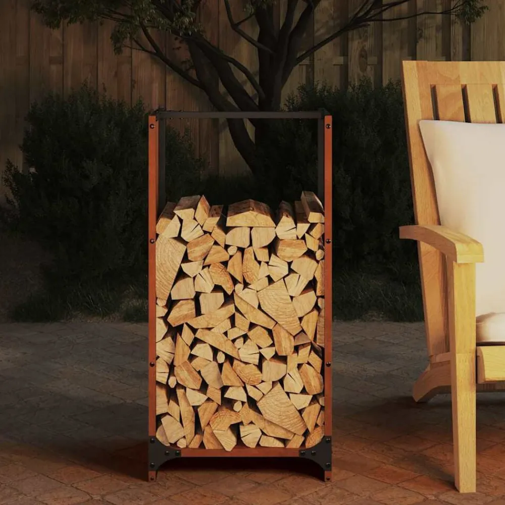 vidaXL Étagère à bois 40x30x80 cm