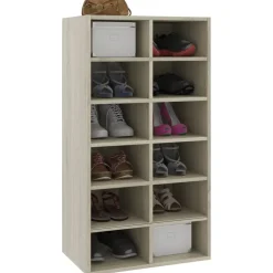 vidaXL Étagère à chaussures Chêne sonoma 54x34x100,5 cm