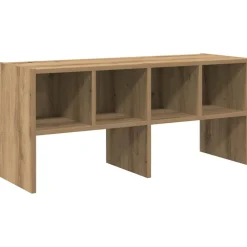 vidaXL Étagère à chaussures empilable chêne artisanal 89,5x30x40 cm