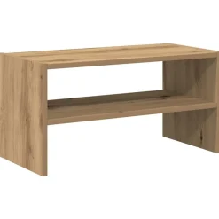 Produits Ménagers-vidaXL Étagère à chaussures empilable chêne artisanal 60x30x30,5 cm ch&ecirc;ne artisanal