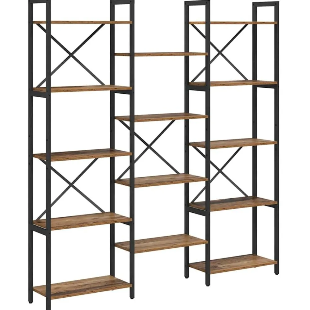 vidaXL Étagère 156 x 25 x 167 cm Bois d'ingénierie