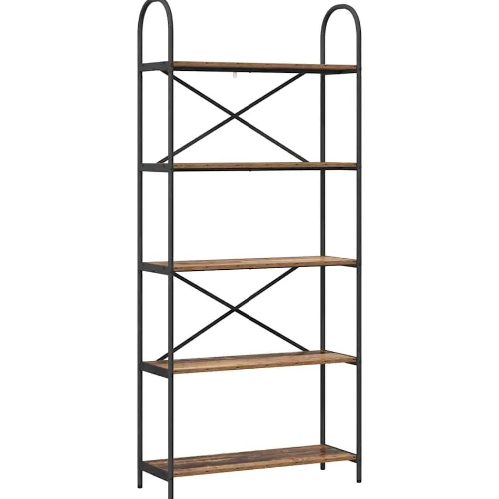 vidaXL Étagère 80 x 30 x 183 cm Bois d'ingénierie