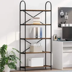 vidaXL Étagère 80 x 30 x 183 cm Bois d'ingénierie