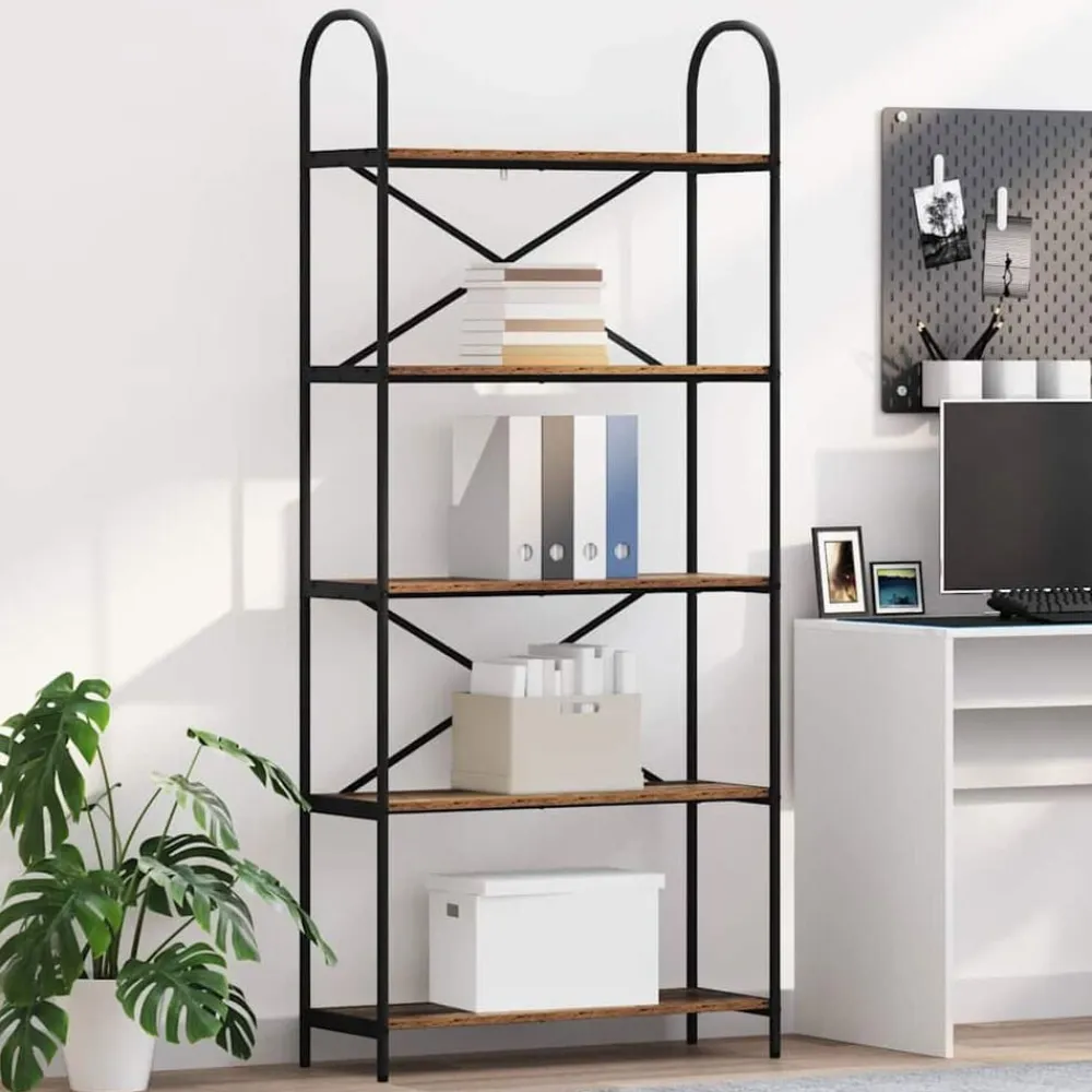vidaXL Étagère 80 x 30 x 183 cm Bois d'ingénierie