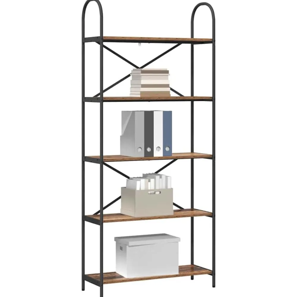 vidaXL Étagère 80 x 30 x 183 cm Bois d'ingénierie