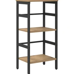 vidaXL Étagère Chêne artisanal 40 x 29,5 x 81 cm Bois d'ingénierie