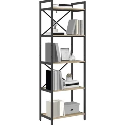 vidaXL Étagère Chêne Sonoma 56 x 34 x 171 cm Bois d'ingénierie