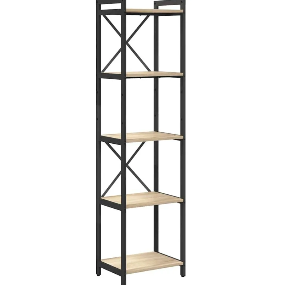 vidaXL Étagère Chêne Sonoma 40 x 30 x 155 cm Bois d'ingénierie