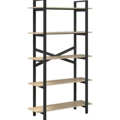 vidaXL Étagère Chêne Sonoma 100 x 33,5 x 178 cm Bois d'ingénierie