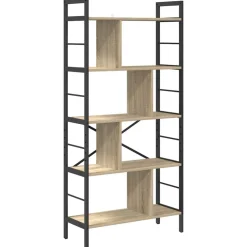 Étagères-vidaXL Étagère Chêne Sonoma 75 x 30 x 156 cm Bois d'ingénierie Ch&ecirc;ne sonoma