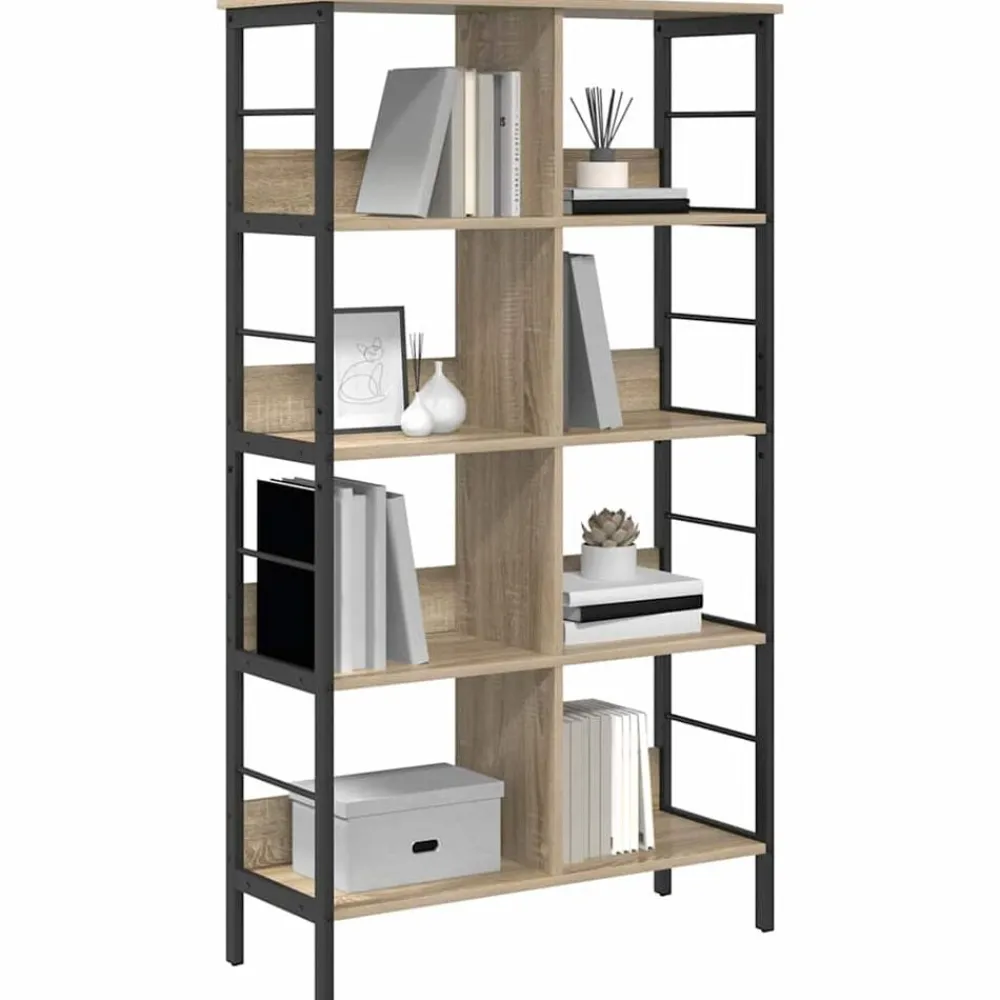 Étagères-vidaXL Étagère Chêne Sonoma 82 x 32 x 144,5 cm Bois d'ingénierie Ch&ecirc;ne sonoma