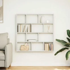 Étagères-vidaXL Étagère cube murale 12 compartiments bois d'ingénierie Blanc