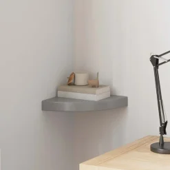 vidaXL Étagère d'angle flottante 25x25x3,8 cm MDF