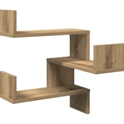 vidaXL Étagère d'angle murale chêne artisanal 40x40x49,5 cm