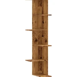 vidaXL Étagère d'angle murale bois d'ingénierie