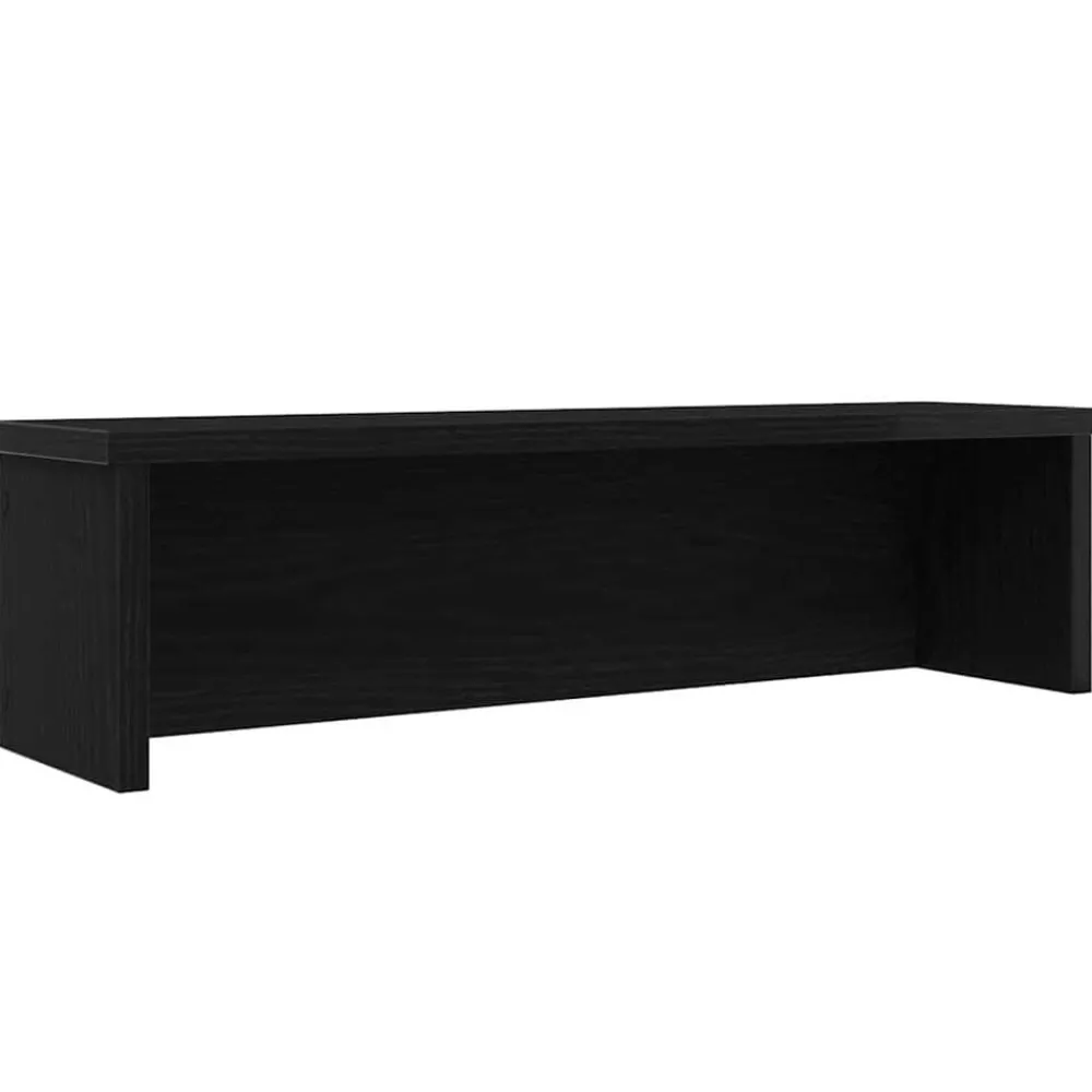 Arts De La Table & Arts Culinaires-vidaXL Étagère de cuisine empilable 50x15x16 cm bois d'ingénierie Noir