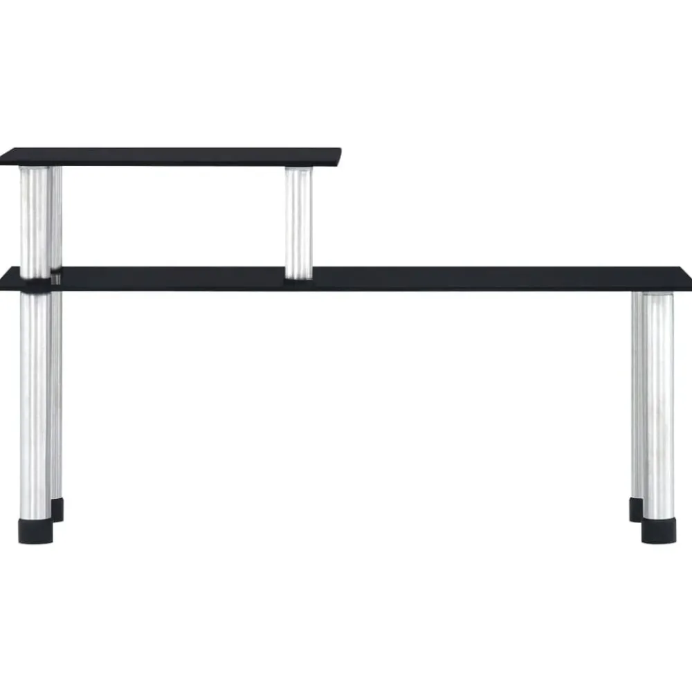 Arts De La Table & Arts Culinaires-vidaXL Étagère de cuisine 45x16x26 cm Verre trempé Noir