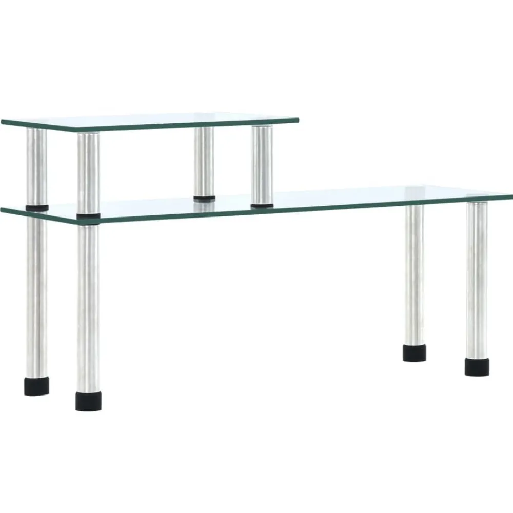 Arts De La Table & Arts Culinaires-vidaXL Étagère de cuisine 45x16x26 cm Verre trempé Transparent