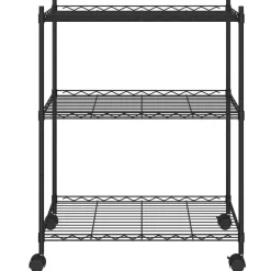 vidaXL Étagère de rangement 3 niveaux et roues 60x35x81 cm 150 kg