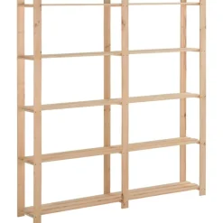 vidaXL Étagère de stockage 5 niveaux 170x28,5x170cm Bois de pin massif