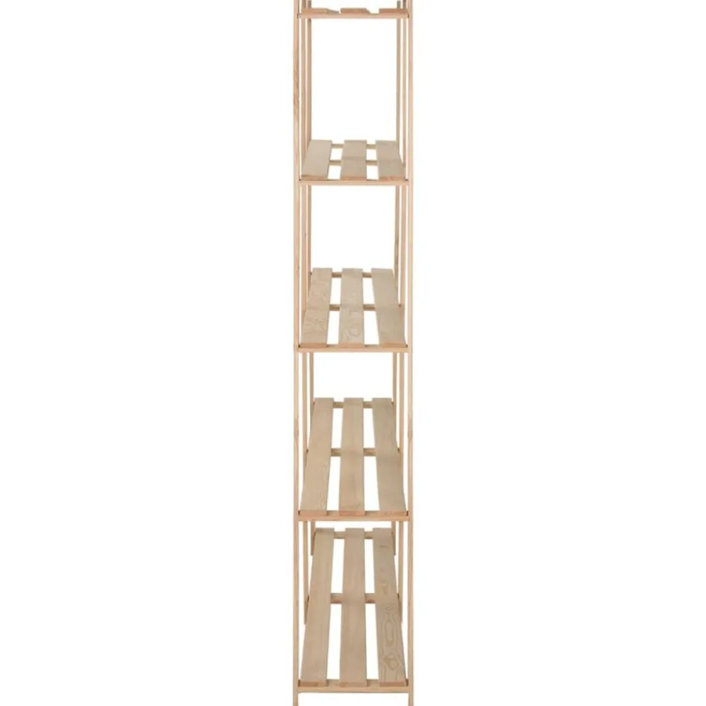 vidaXL Étagère de stockage 5 niveaux 170x28,5x170cm Bois de pin massif
