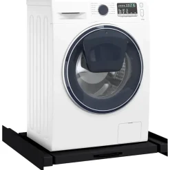Accessoires Pour Appareils Électroménagers-vidaXL Étagère intermédiaire pour machine à laver Noir 60 x 60 x 8 cm