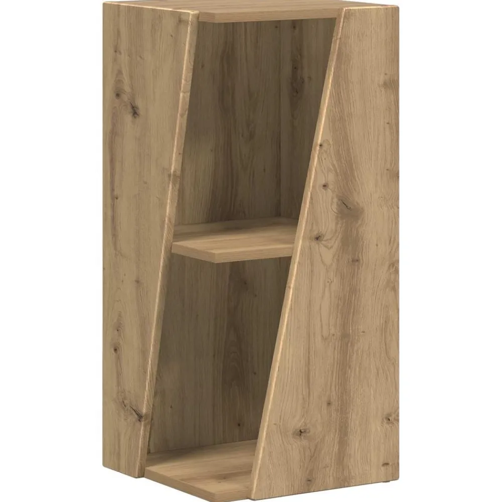 Étagères-vidaXL Étagère latérale Chêne artisanal 33 x 32 x 70,5 cm ch&ecirc;ne artisanal