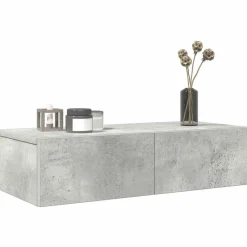 vidaXL Étagère murale avec tiroirs bois d'ingénierie